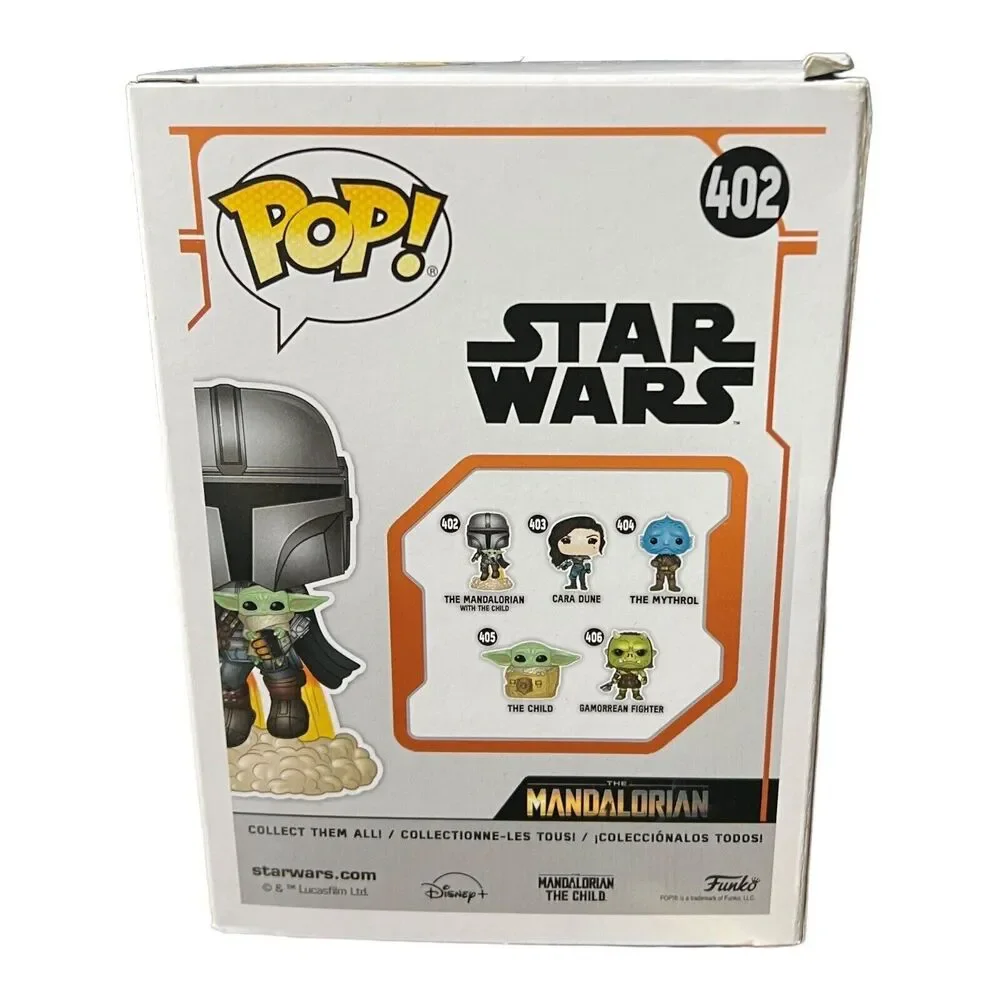 Funko Pop! Star Wars The Mandalorian with Child Flying Jetpack Pop 402‎